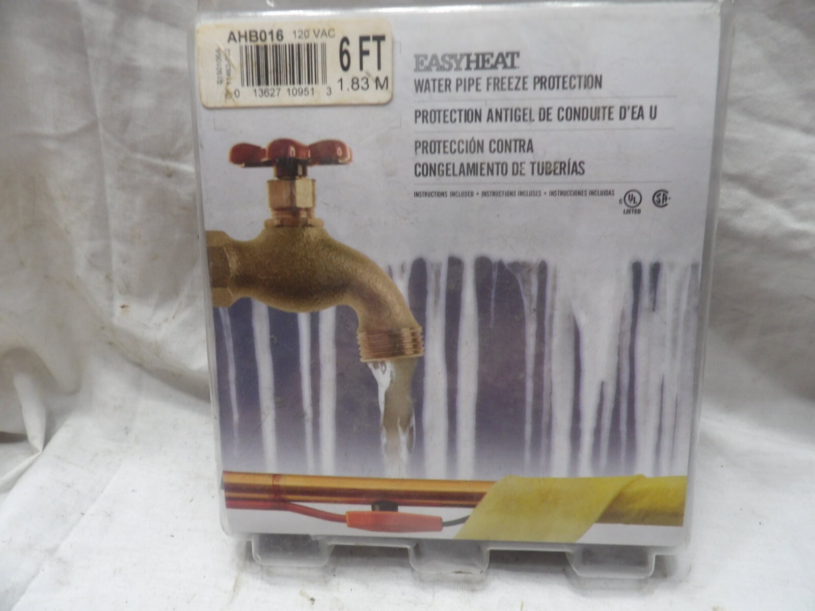 EasyHeat Water Pipe Freeze Protection AHB016 120 VAC 6 ft