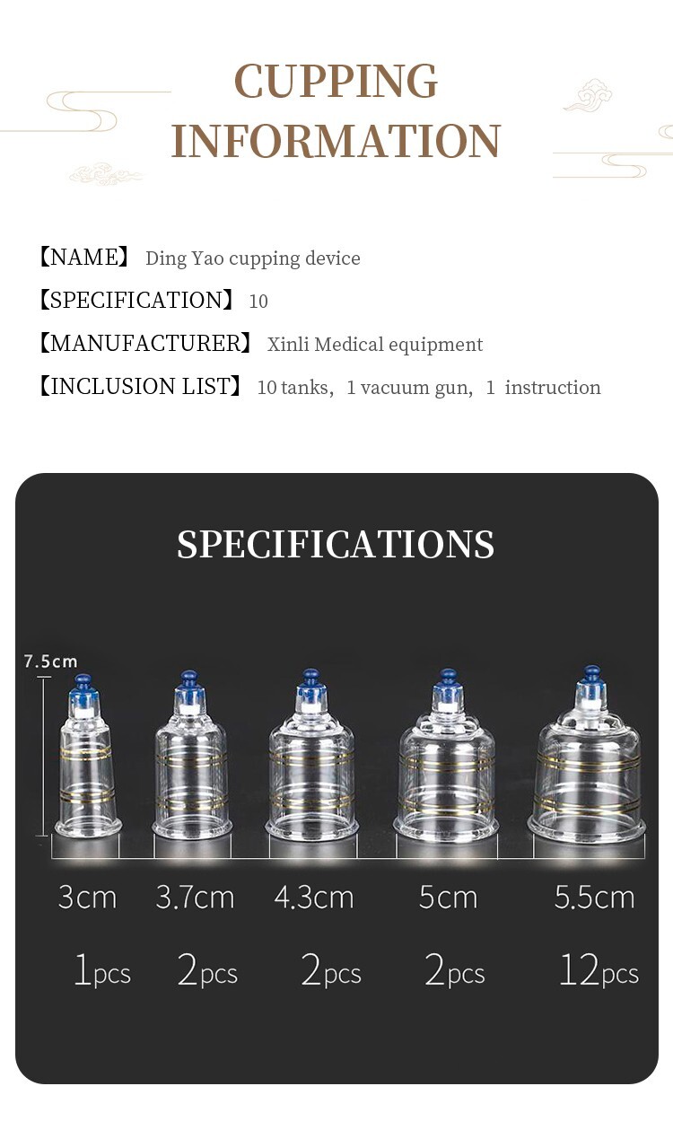 Cupping Set 19 Sets of Cupping Set Professional Cupping Therapy