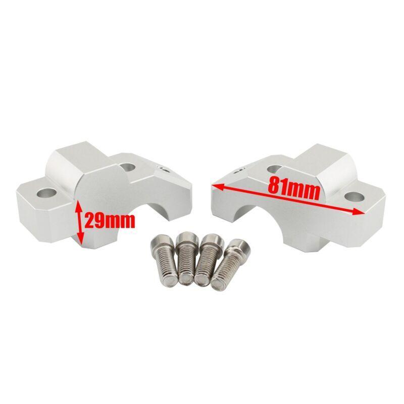 Motorcycle Chrom Handle Bar Riser Mount Clamp For MT09 TRACER 900 GT XSR900 FZ09