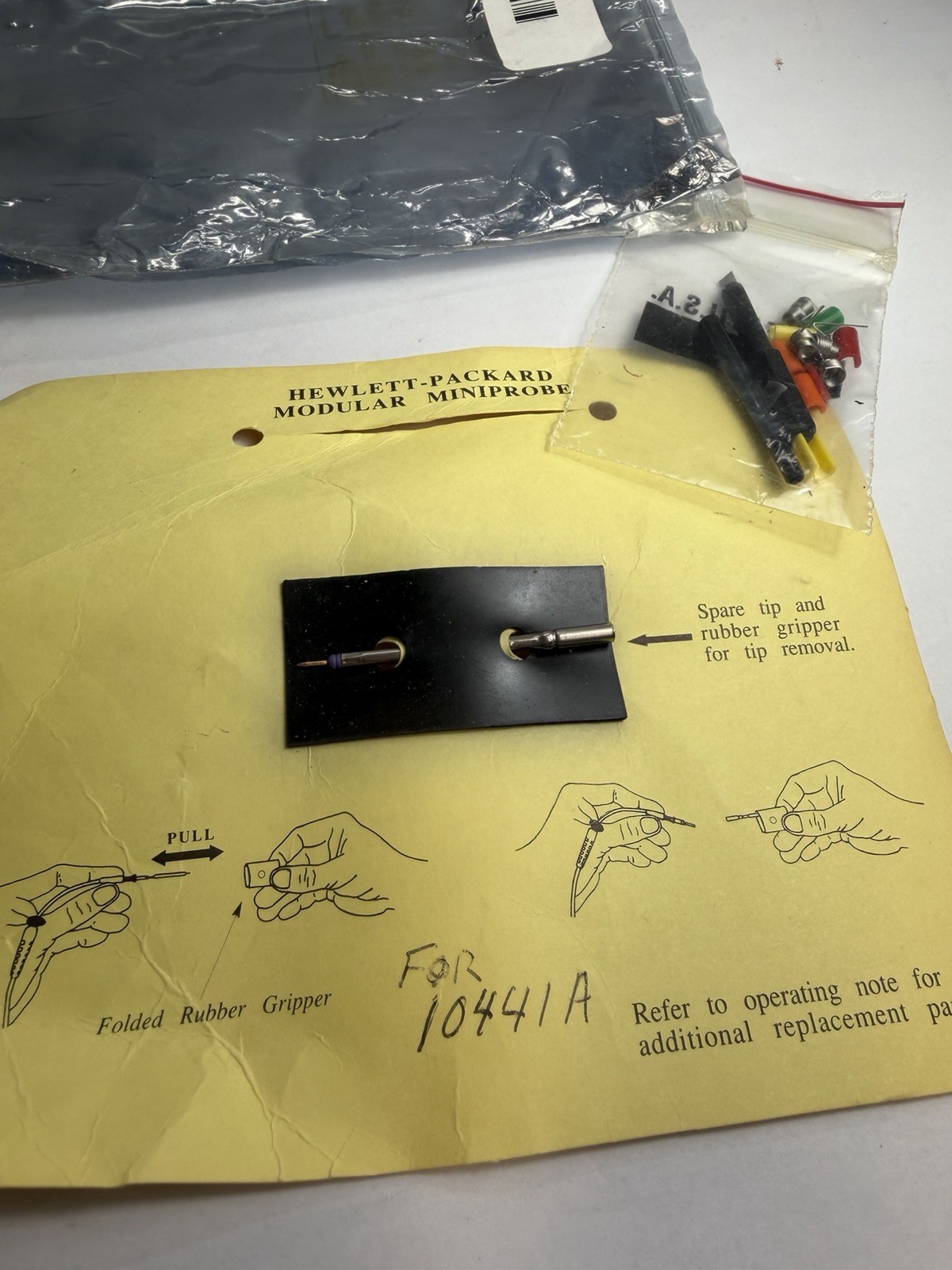 HP 10441A Probe Assy 10441-60001 Modular Mini Probe, tip only.