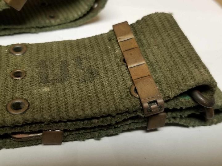 Vintage U S. Army Web Belt
