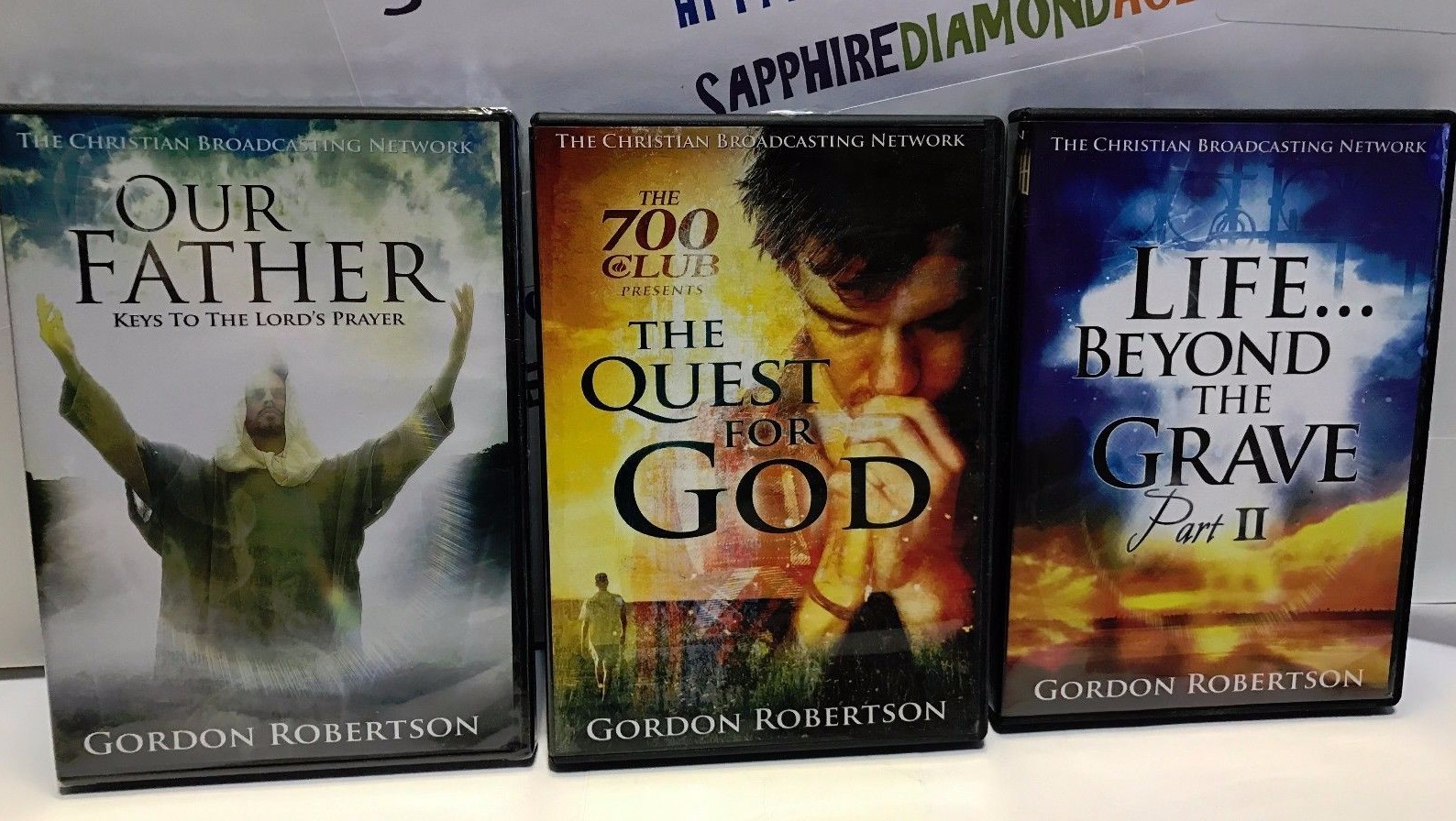 LOT OF 3 GORDON ROBERSON CDS. THE CHRISTIAN BROADCASTING NETWORK. USED!