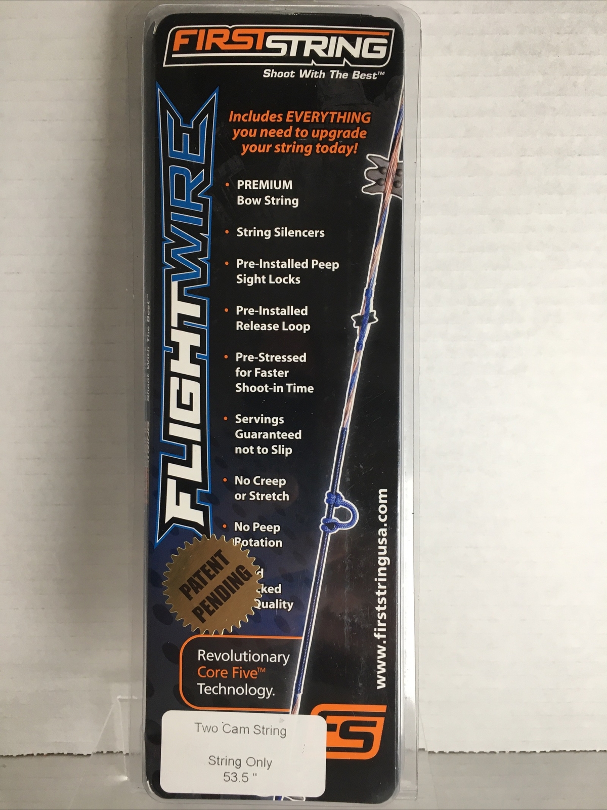 FirstString Flightwire Premium Bow Strings Two Cam String Only 53.5"