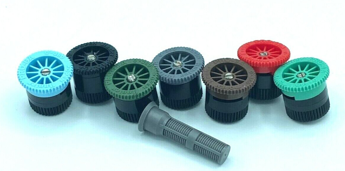 7 PACK Variety Hunter 4'-17' Nozzle - Irrigation - Landscape PRO DIY Sprinkler