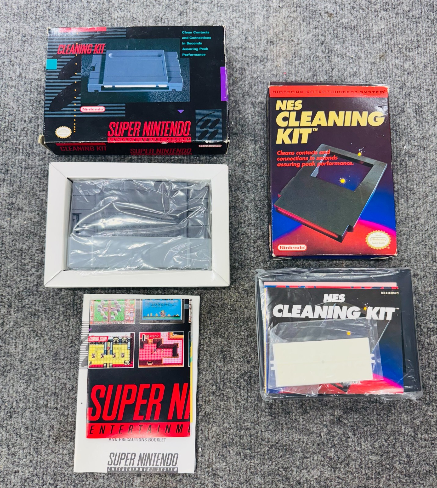 Nintendo NES SNES System Cleaning Kits Lot Of 2 - NEW