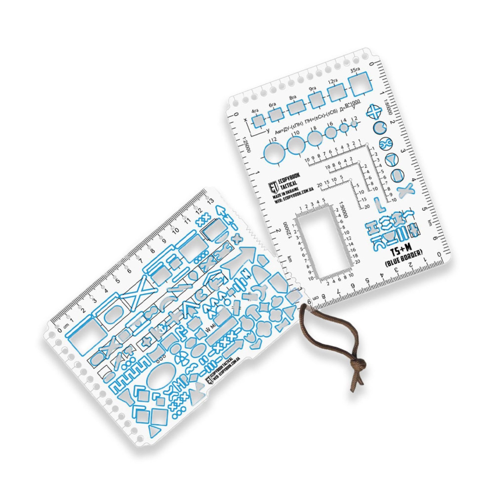 Set of Tactical Anti-Glare Flexible Rulers