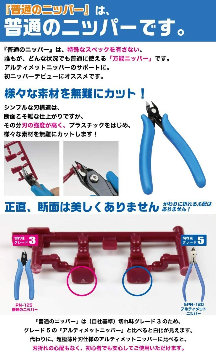 GodHand Plastic Cutting Nipper Tool GH-PN-125