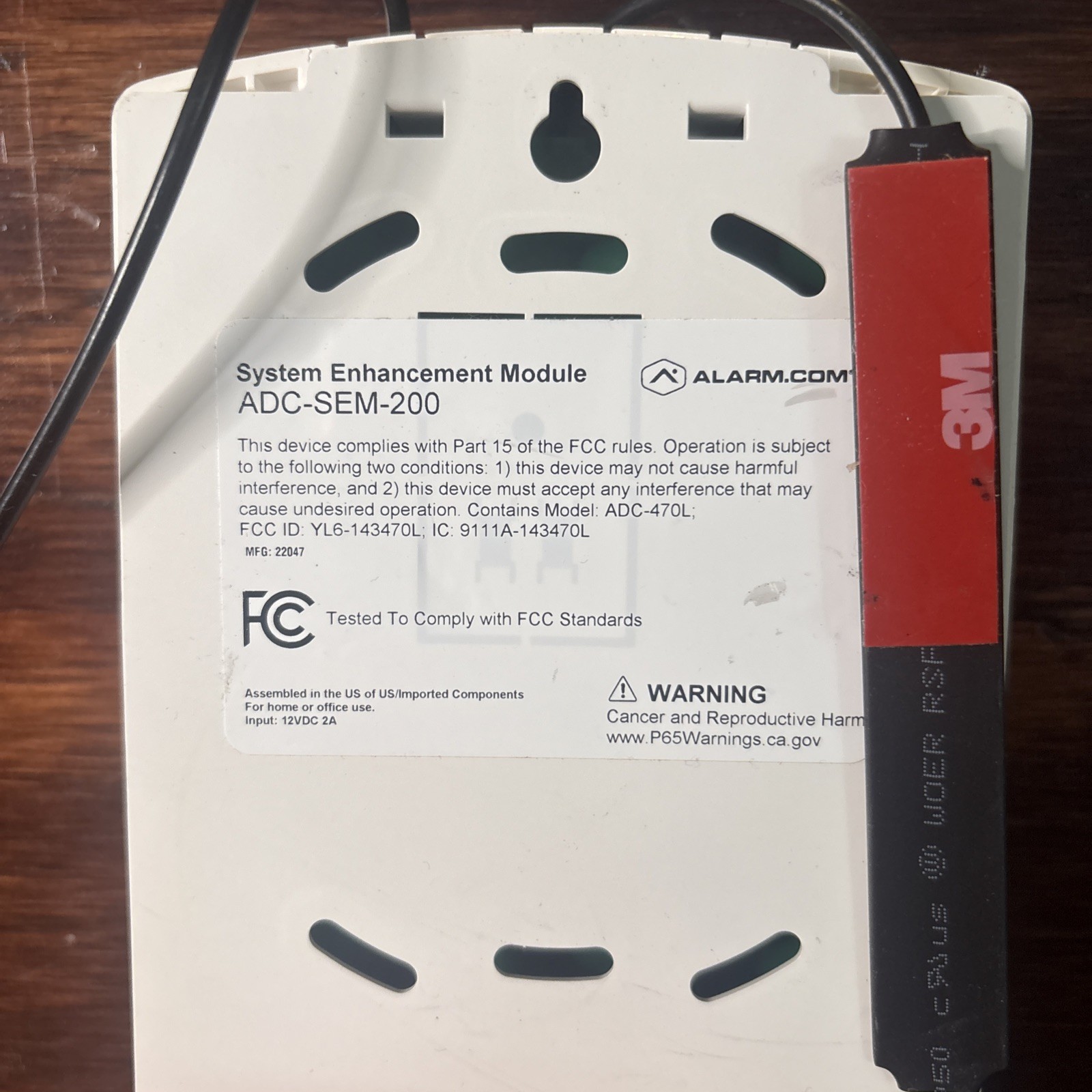 Alarm.com System Enhancement Module Dual Path ADC-SEM-200 New- No Box Or Manual