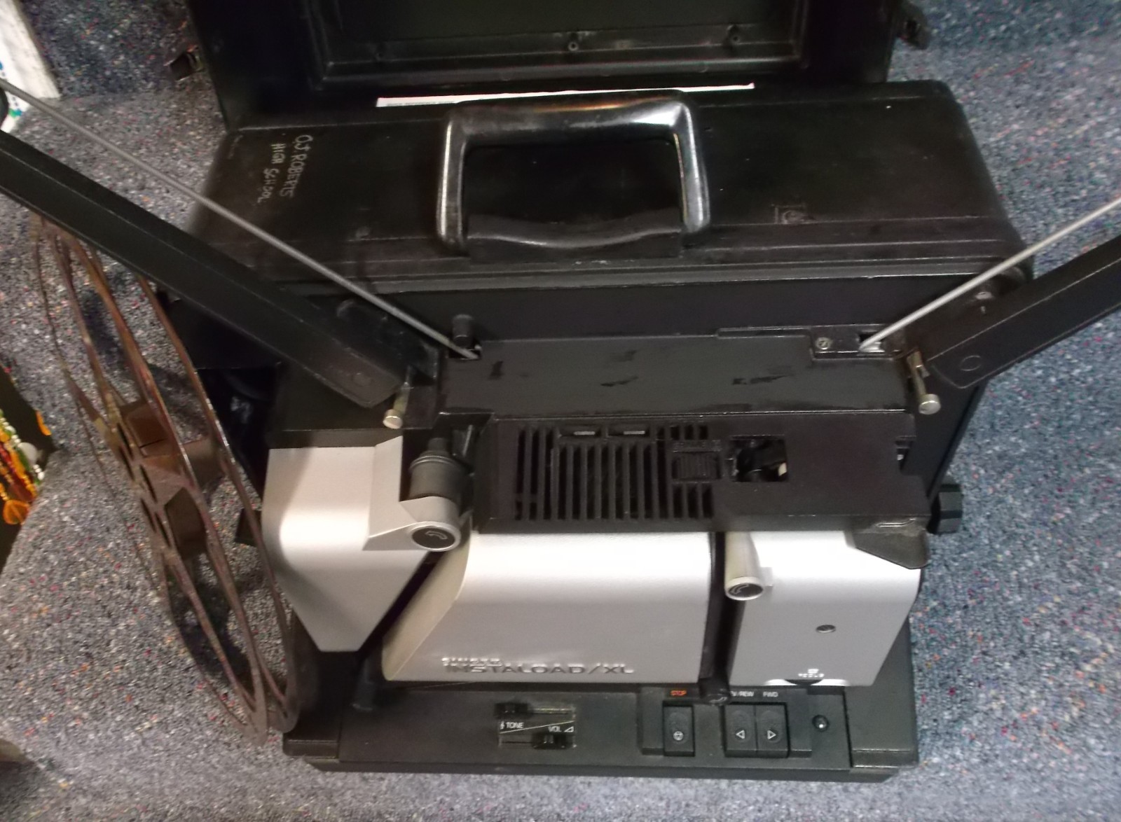 Vintage 16mm Projector - SINGER INSTA LOAD XL #2210- WORKS