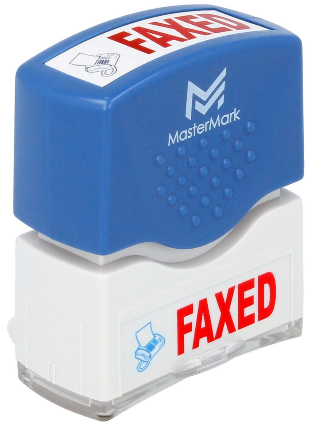 Premium 2Color PreInked Office Stamp Faxed Self Inking Rubber Stamper Tool