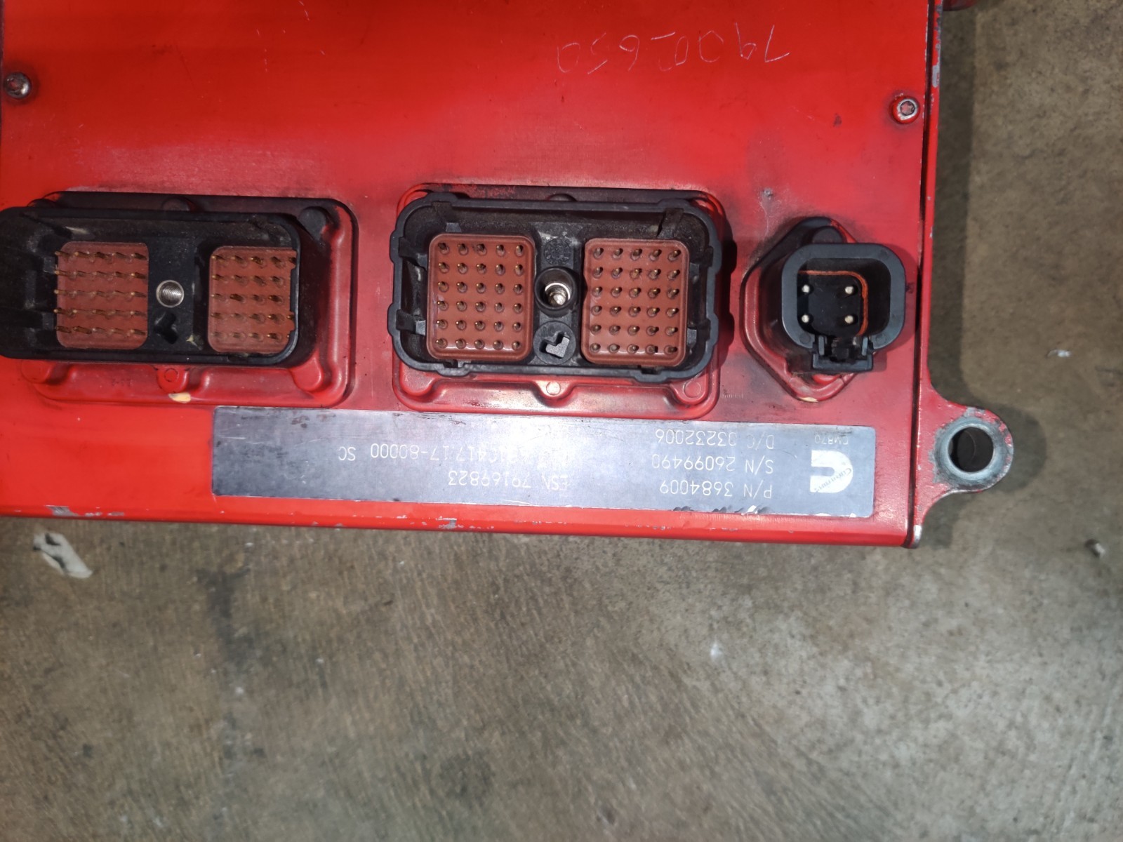 Cummins ISX Diesel Engine ECM, ECU, Engine Computer Module, 3684009,