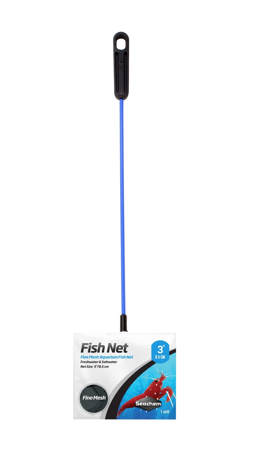 Fine Mesh Fish Net 3 Inch Aquarium Pond Keeper Handle Storage Hook