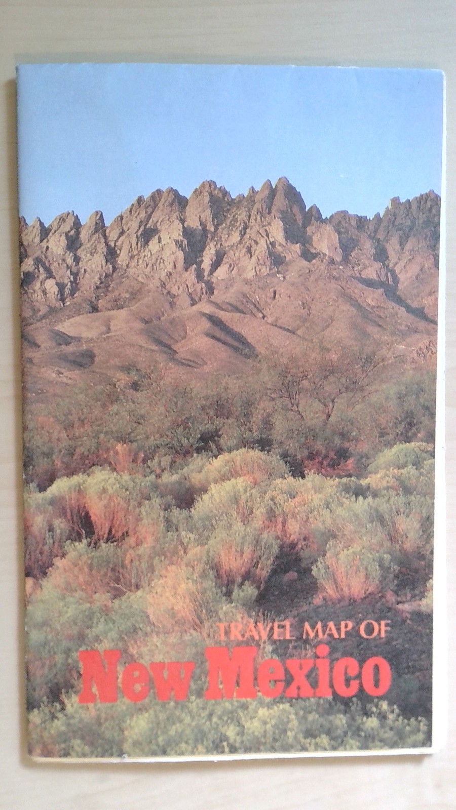 Vintage New Mexico Travel Map USA North America Road Atlas Tourism Guide