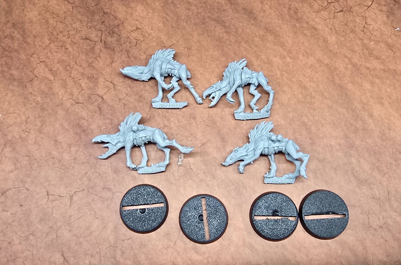 OOP Warhammer 40k Tau Empire Kroot Hound x4 Poses Resin