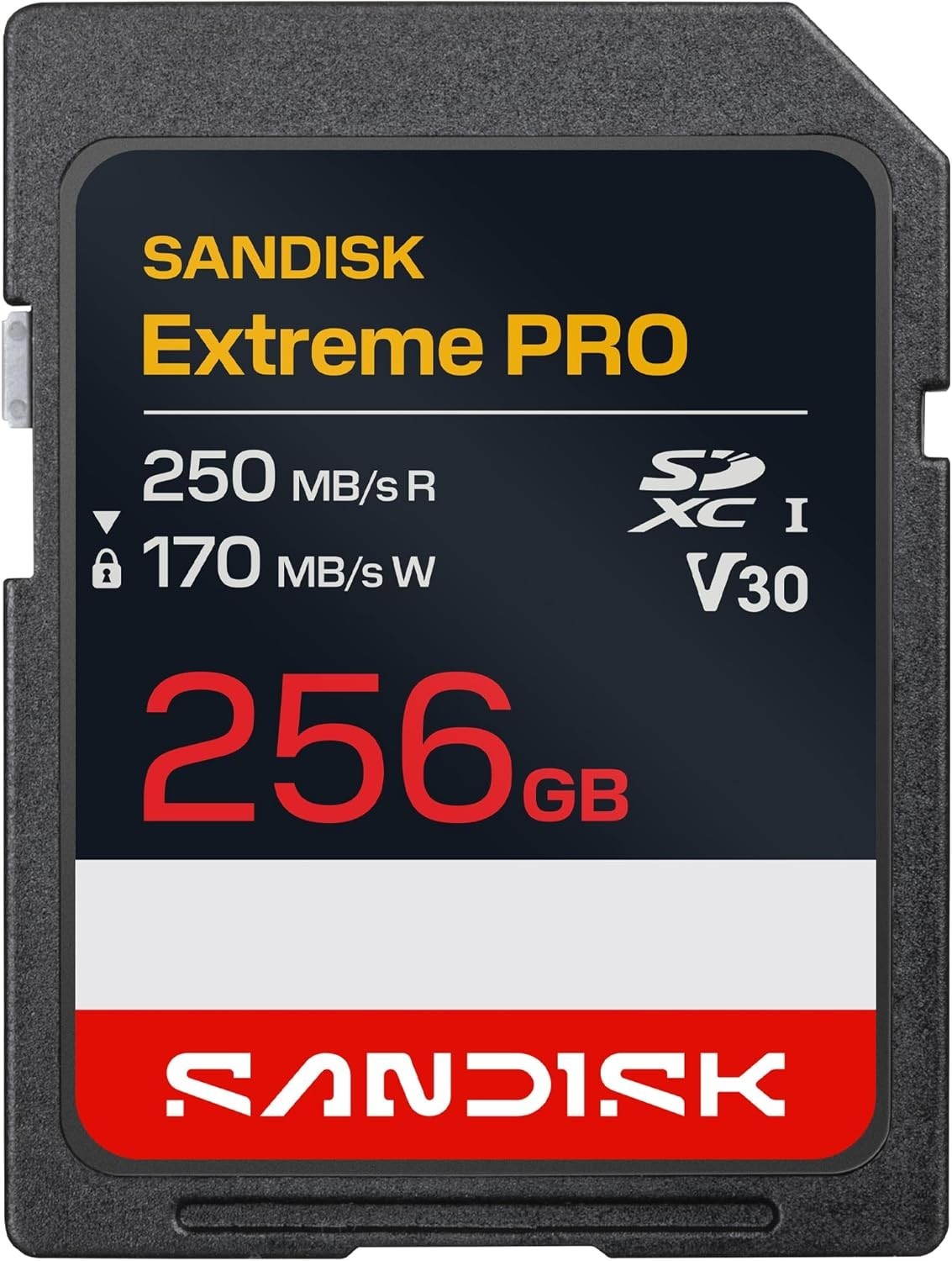 SanDisk 256GB SDXC Extreme Pro 250MB/s UHS-I C10 U3 V30 SD SDSDXXJ-256G-GSCIN