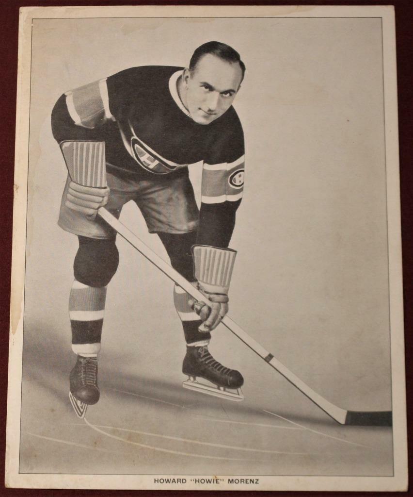 Rare Vintage 1933 Howie Morenz Ice Kings Hockey Premium Photo Montreal Canadiens