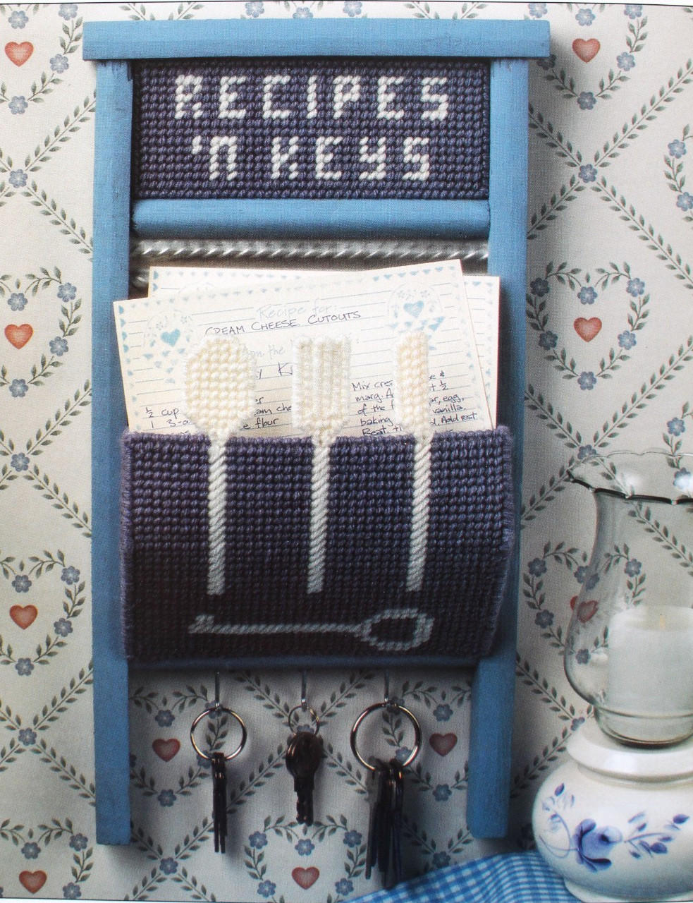 Recipe & Key Holder Plastic Canvas Patterns Annies Club Home Decor