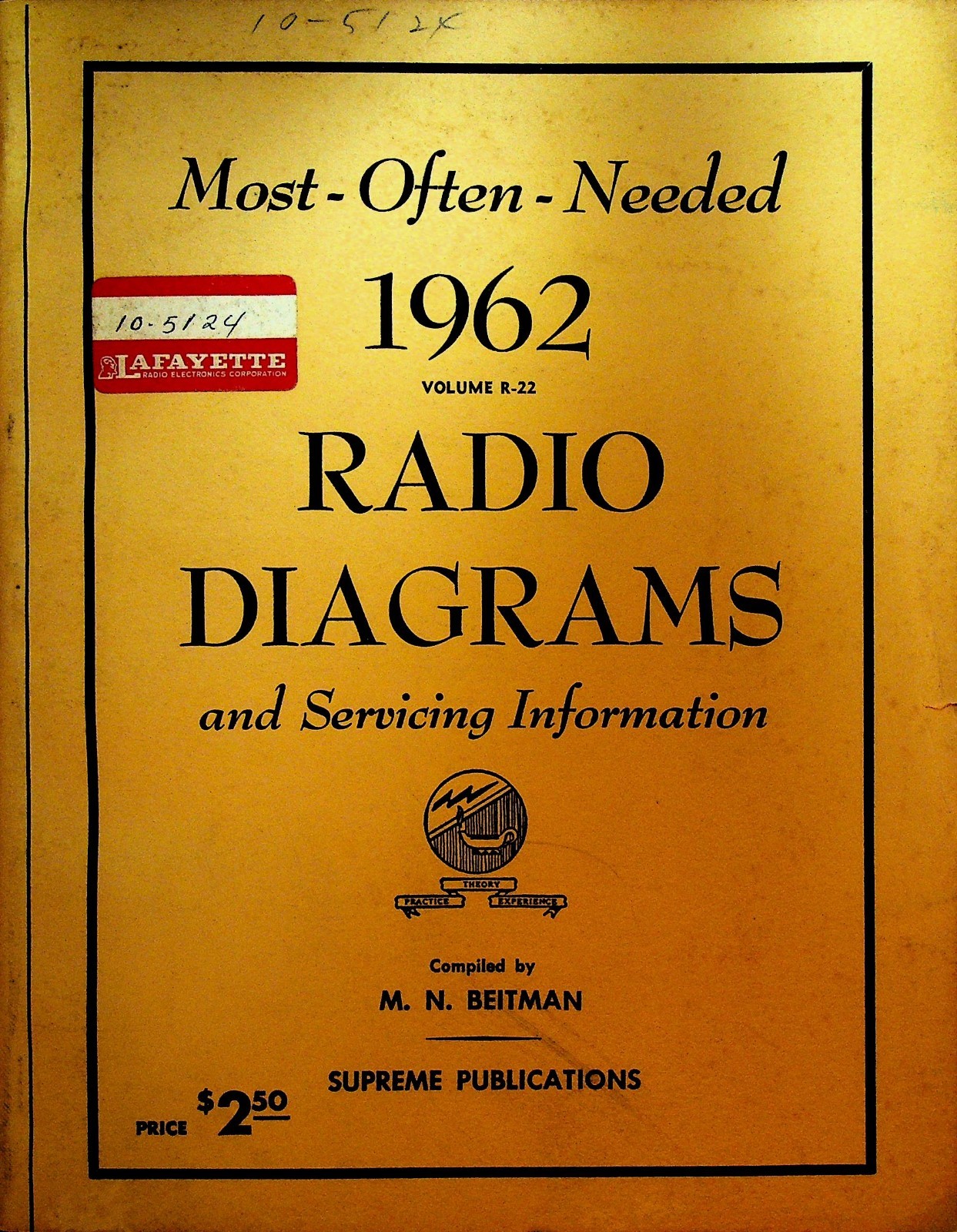 Most Often Needed 1962 Radio Diagrams & Servicing Information Book