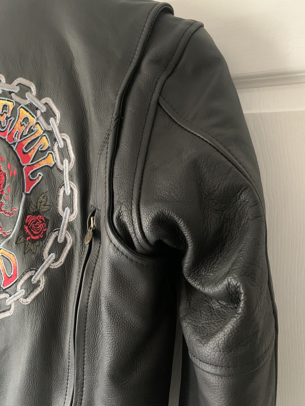 Grateful Dead 2012 Special Edition Leather Jacket Bertha Design Motorcycle