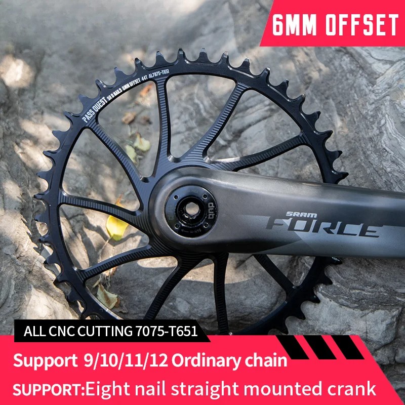 MTB Bicycle Direct Mount Chainring Round Narrow and Wide Chainwheel 40T-46T