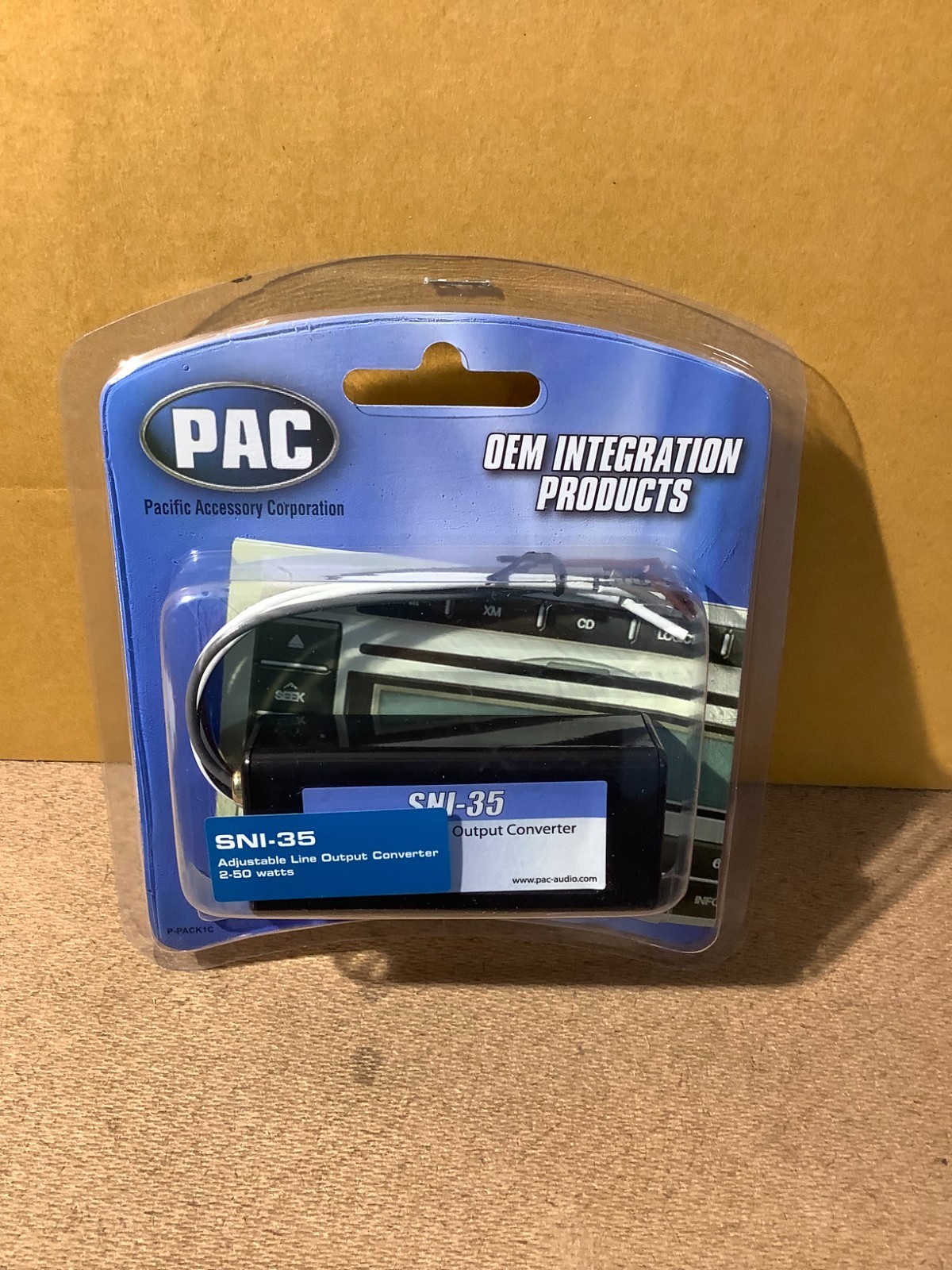 100% GENUINE OEM PAC SNI-35  Line Output Converter , HI TO LOW SPEAKER TO RCA