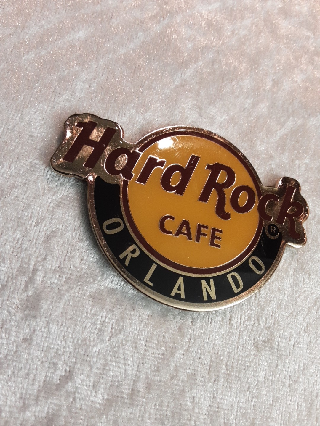 Hard Rock Cafe Logo Magnet Orlando Small Letters Silver Edition