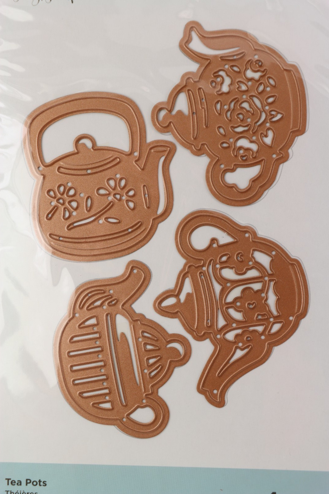 Spellbinders Tea Pots Die Set S4-953 NEW