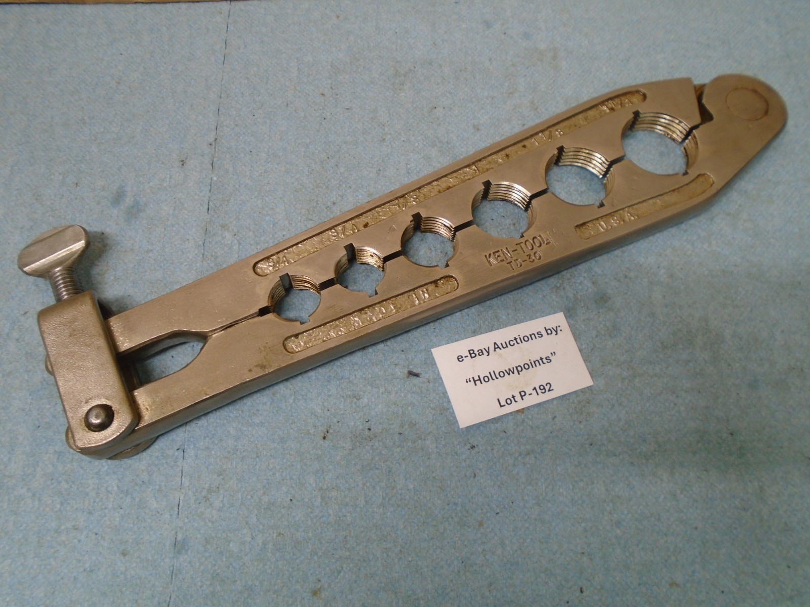 Ken-Tool TD-30 Spindle Re-Threader Thread Chaser  3/4" thru 1-1/8" NF P193