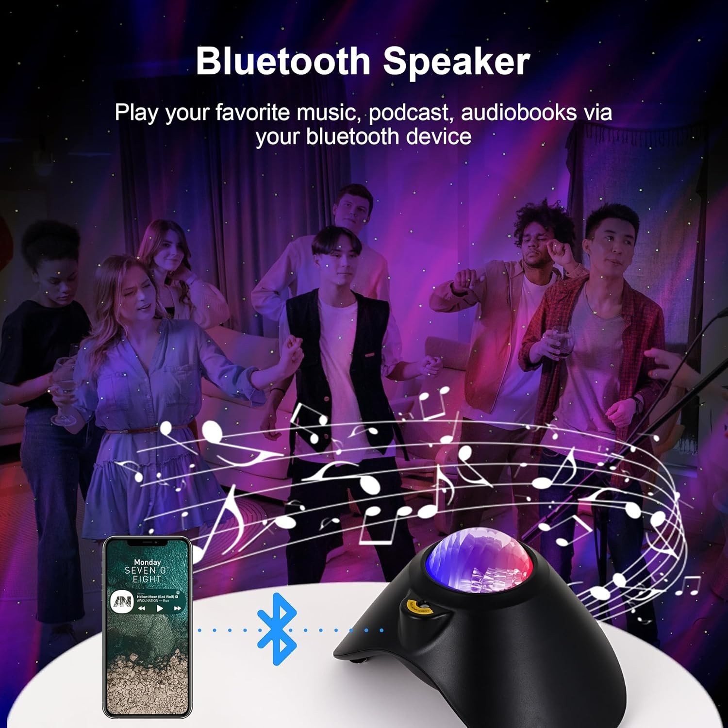 Galaxy Projector, Northern Galaxy Light Aurora, Star Projector with Timer and...