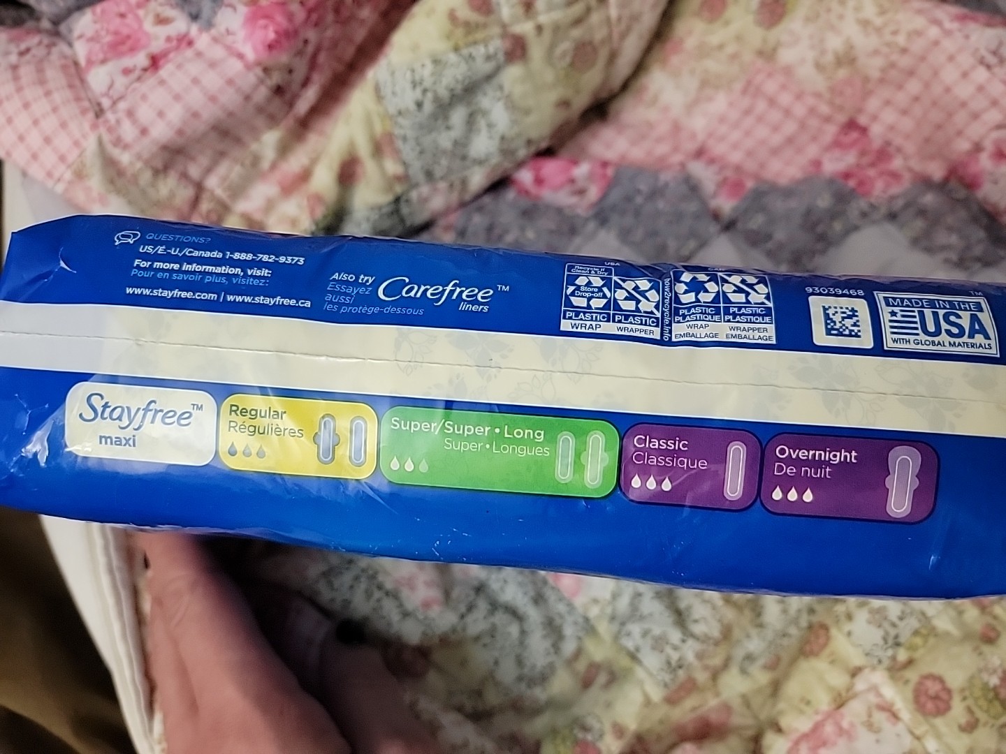 Reg Maxi Pad 24c Size 24ct Stayfree Regular Maxi Pad 24ct