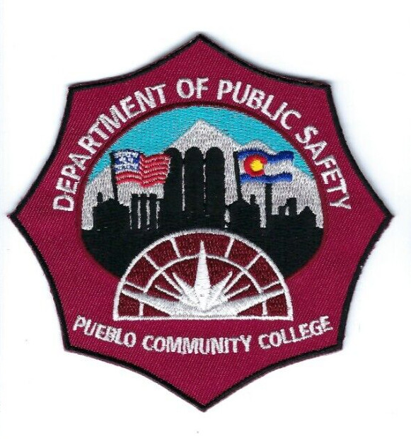 Pueblo Community College CO Colorado Dept. of Public Safety patch NEW!