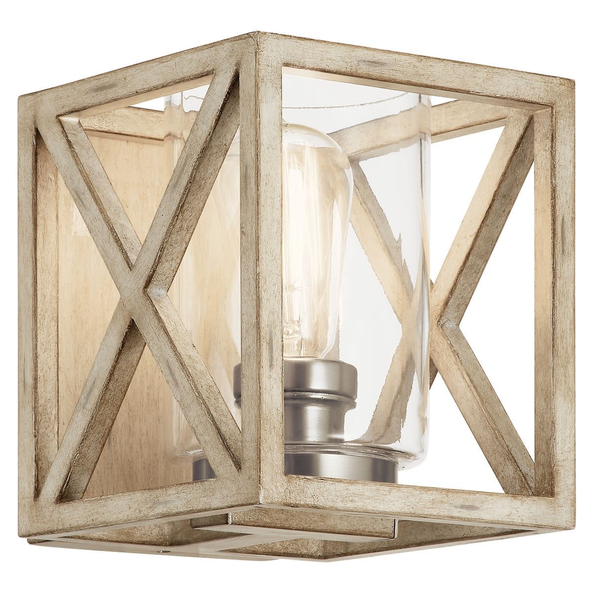 Kichler 55063 Moorgate 7" Tall 1 Light Wall Sconce - Off White