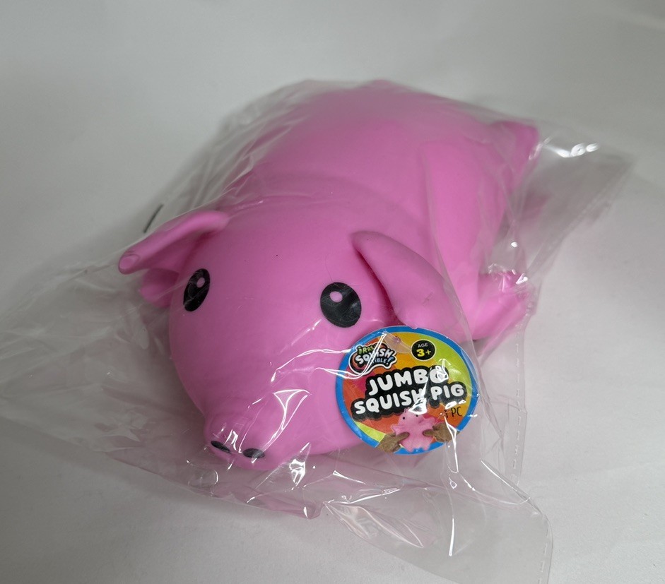 Viral Ja-Ru Irresquishtible Viral Pig Squishy Squeeze Tik Tok Piggy-round eyes