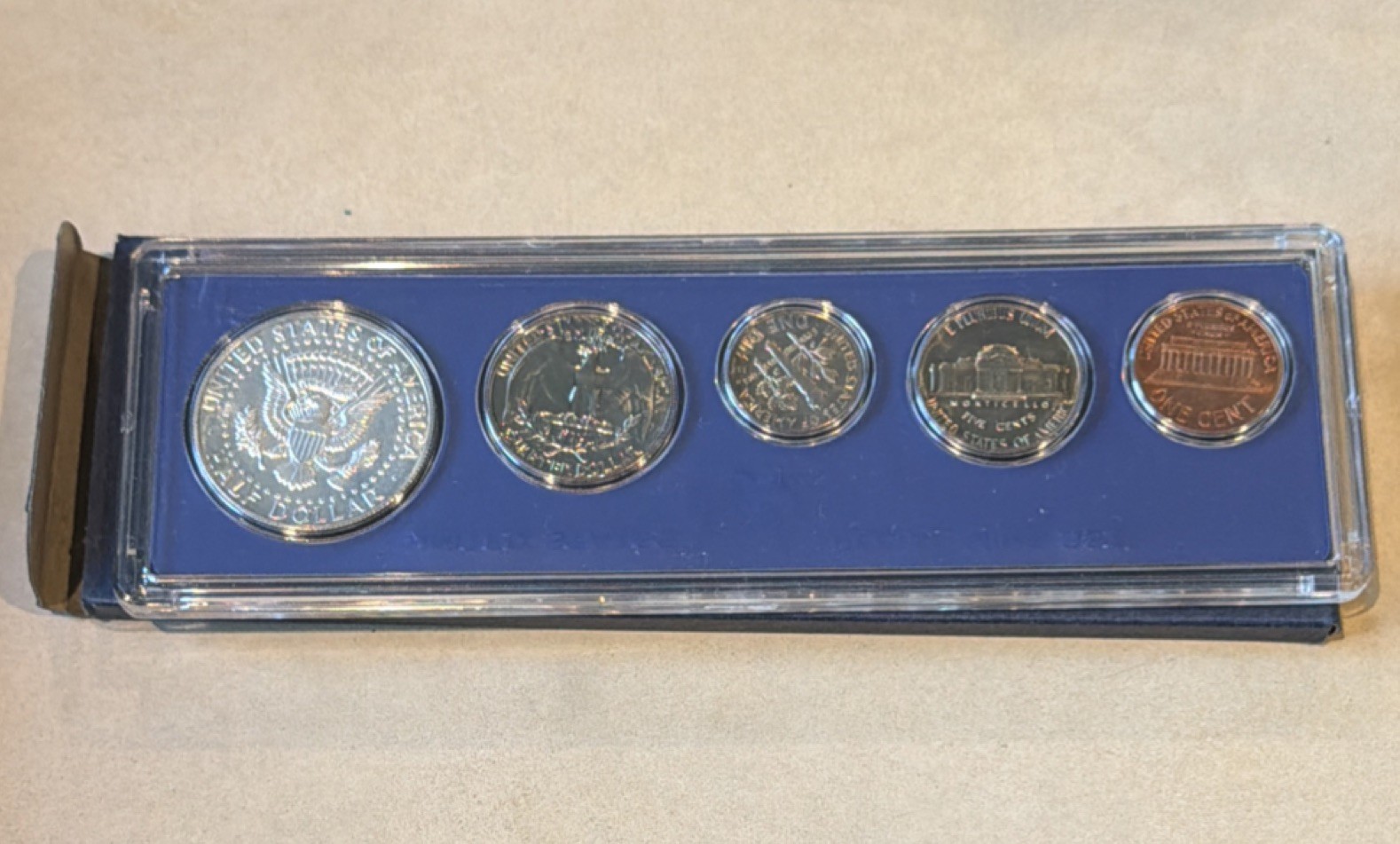 U.S. Mint 1967 Uncirculated Multicolor Coin Set with Original Packaging