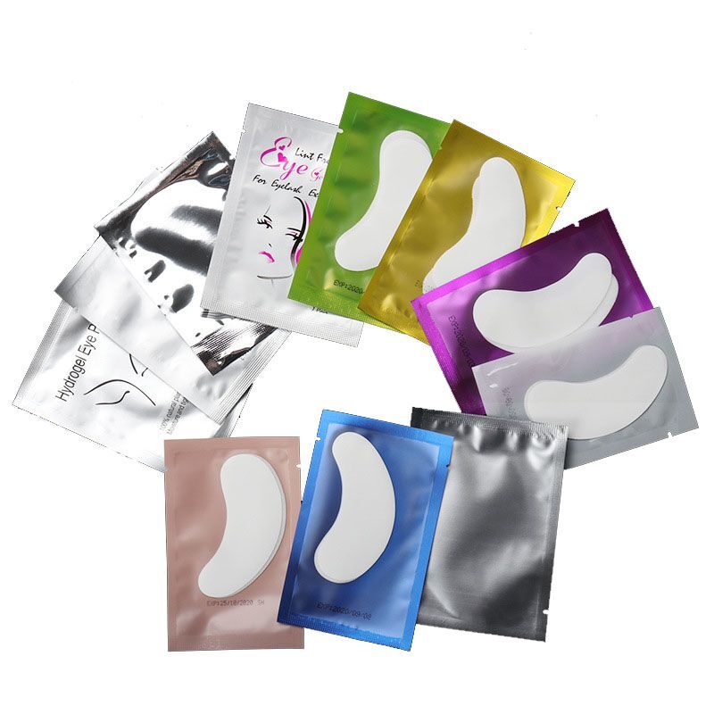 Eyelash Stickers Extension - Lint-Free Gentle Under Eye Pads Makeup Tool 50Pairs