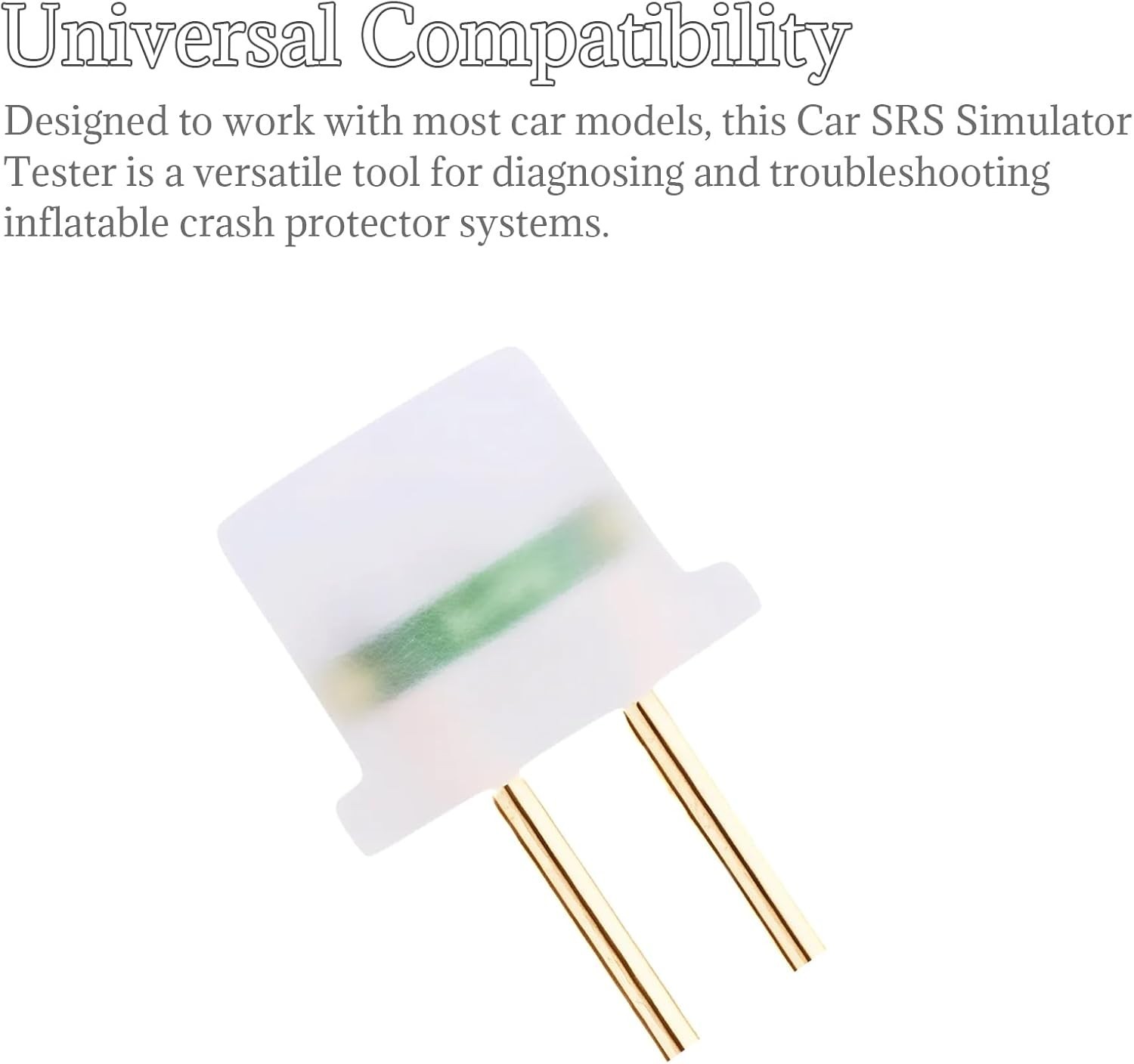 Car SRS Airbag Simulator Tester 10-Pcs Resistor Fault Light Reset Tool Universal