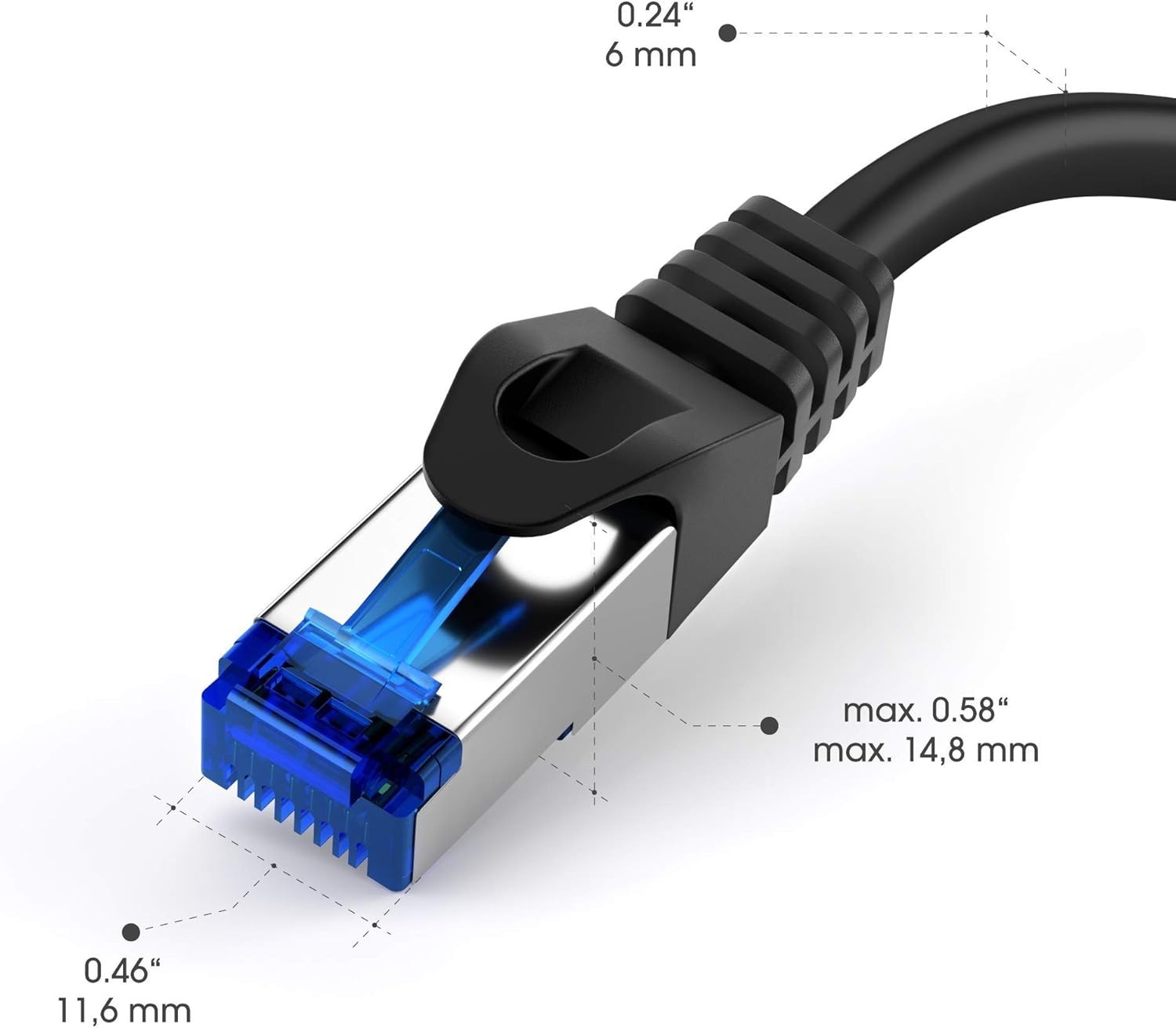 75ft Cat 6 Ethernet Cable - High Speed 10Gbps for Gaming & Networking