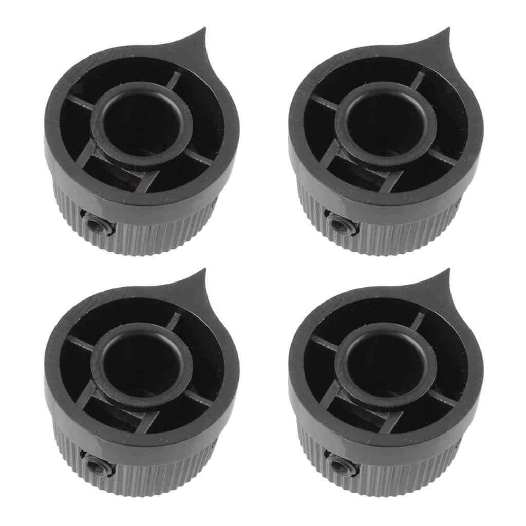 4 Pieces Plastic Control Knobs for Effect Pedal Amplifier
