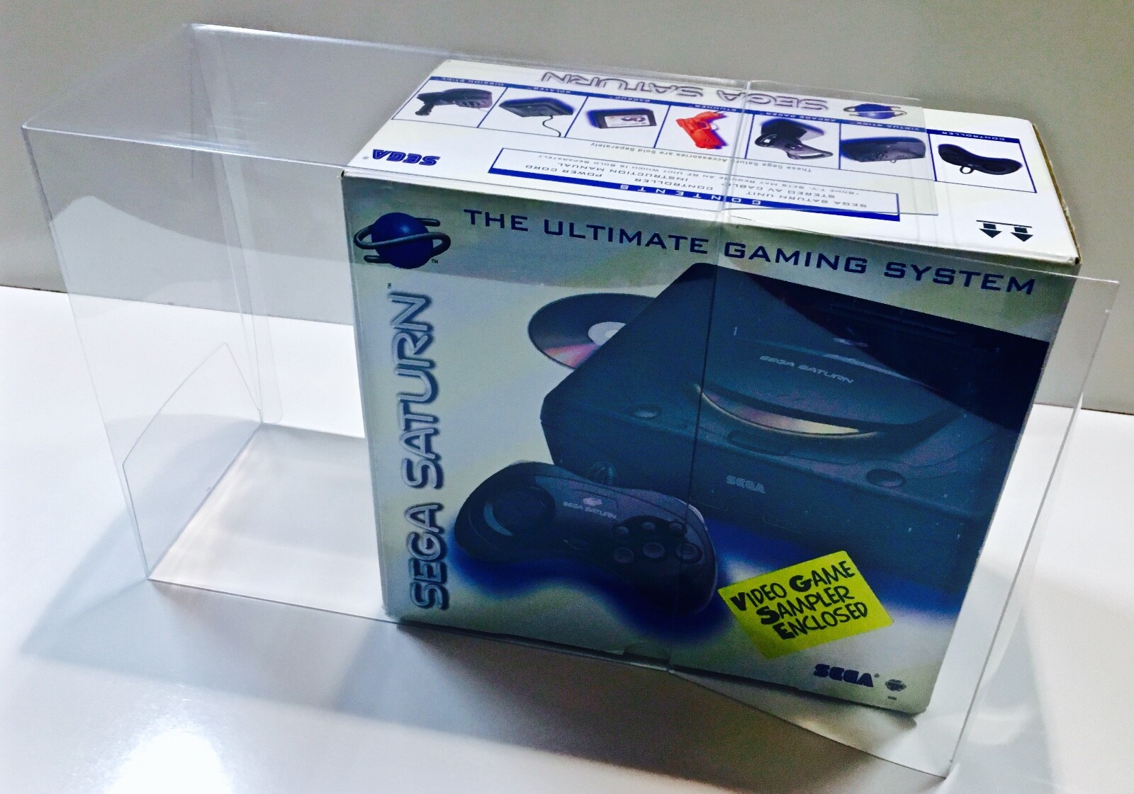 1 Console Box Protector For SEGA SATURN MODEL 2     Please Check Your Size!