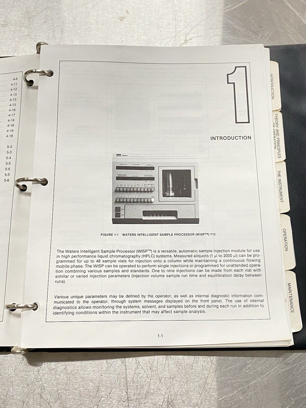 Waters WISP 712 Waters Intelligent Sample Processor - Users Guide / Manual