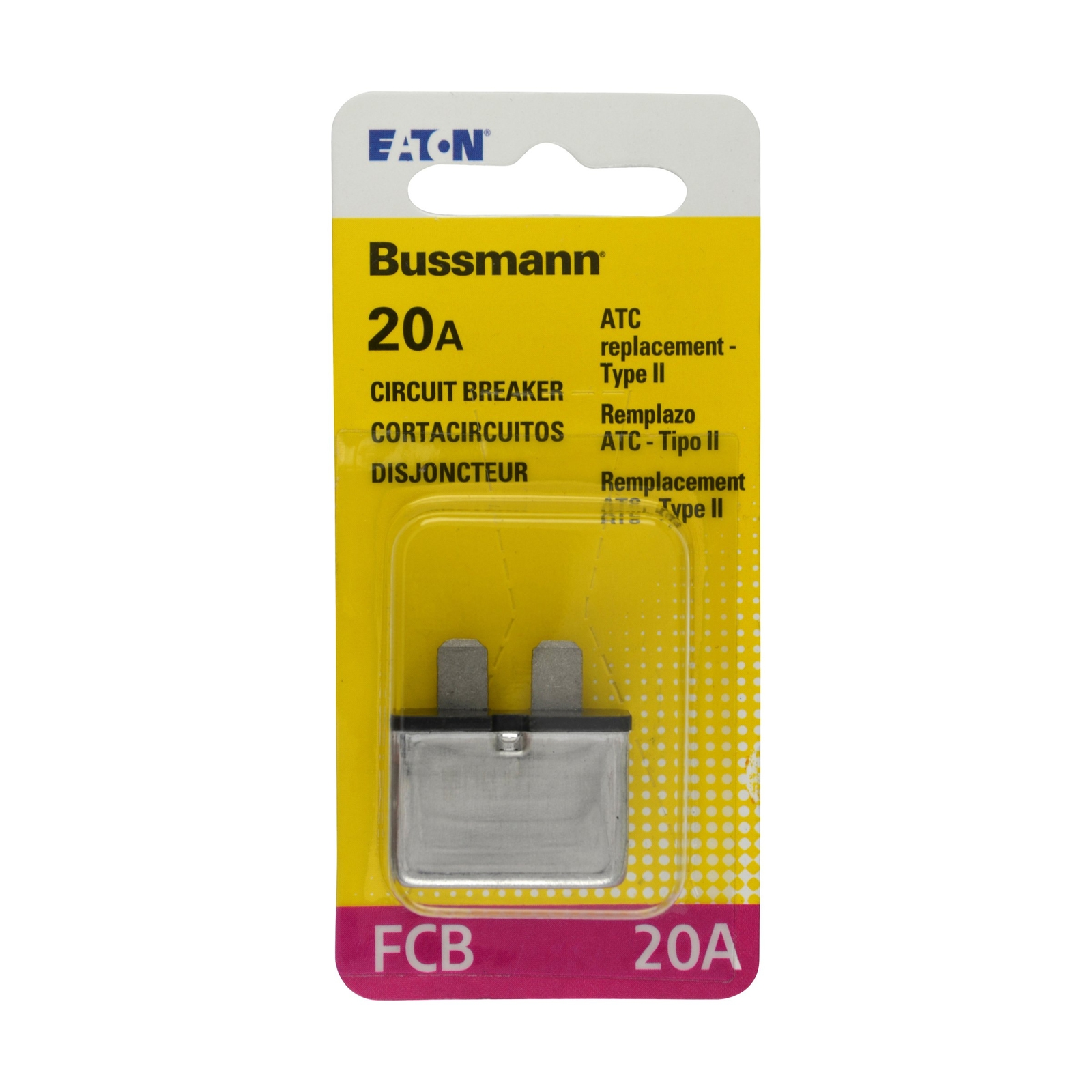 Bussmann (BP/FCB-20-RP) 20 Amp Type-II ATC Circuit Breaker