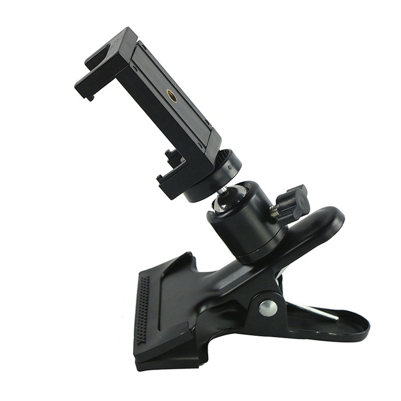 Camera Flash Light Clip Clamp Speedlite Holder Bracket with 360 Swivel Ballhead