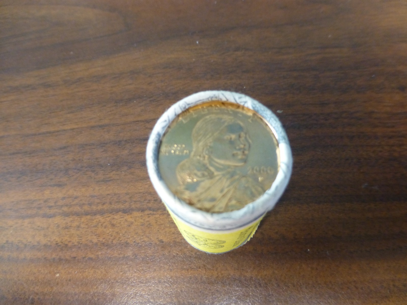 2000 P Sacagawea $1 Golden Dollar - U.S. Mint Wrapped Roll - 25 Coins
