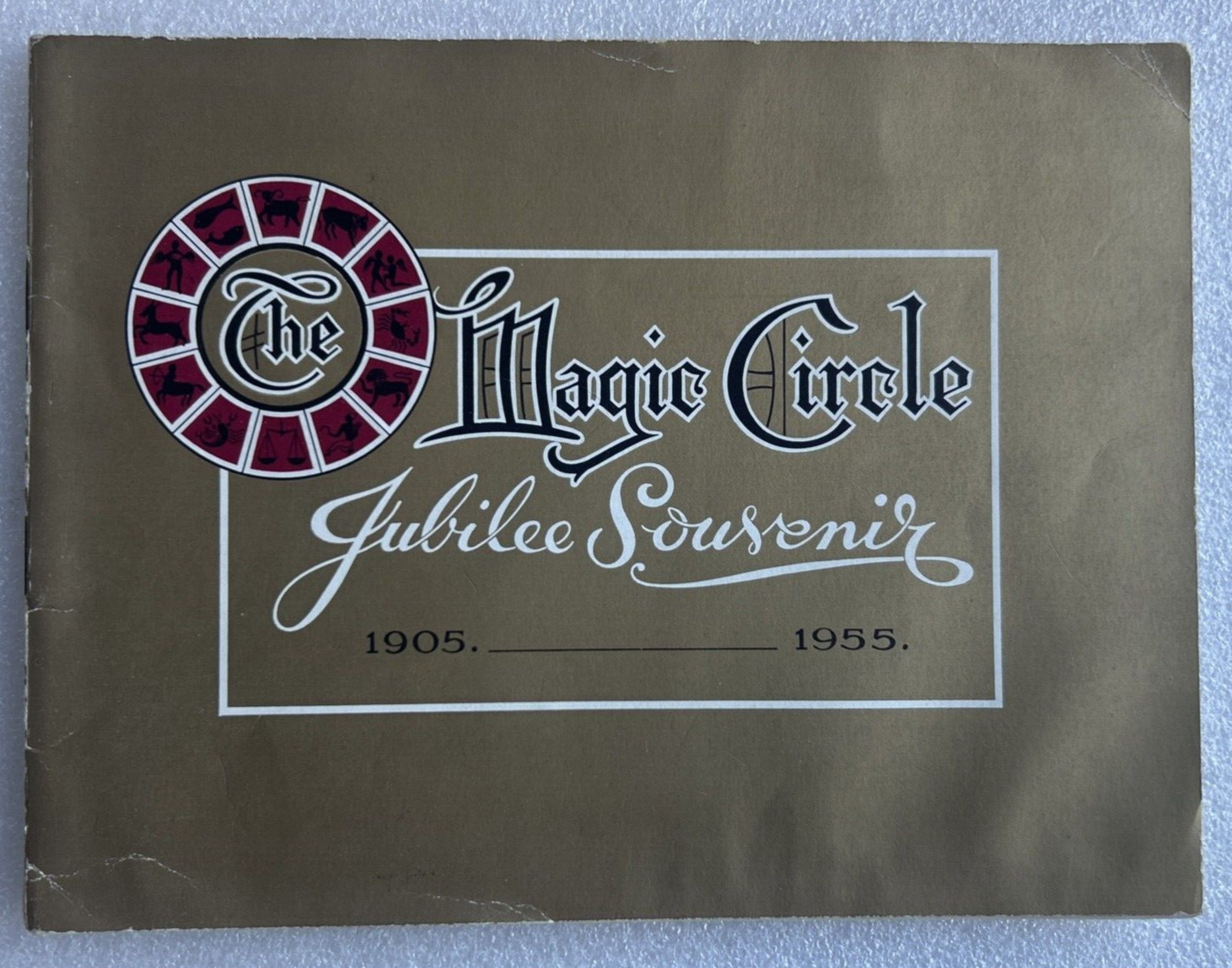 1955 The Magic Circle - Jubilee Souvenir Programme - Lots of Pictures / Mentions
