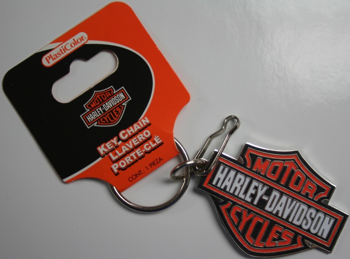 Harley Davidson keychain holder badge clip key ring Motorcycle bike HD MOTOR tag