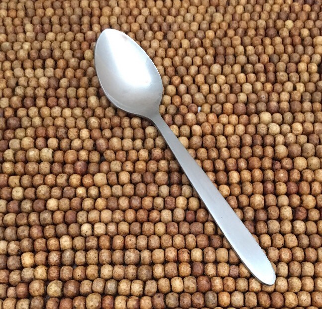555 Stainless China Satin Handle Round Pointed Tip Small TEASPOON 5 1/4"