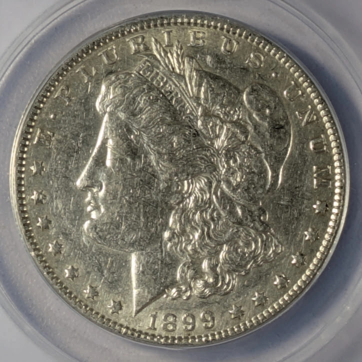 1899 Morgan Silver Dollar ANACS AU-55