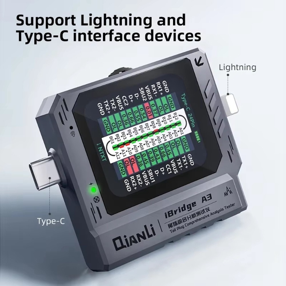 IBridge A3 Phone Tail Plug Detector Support and Type-C Interface4828