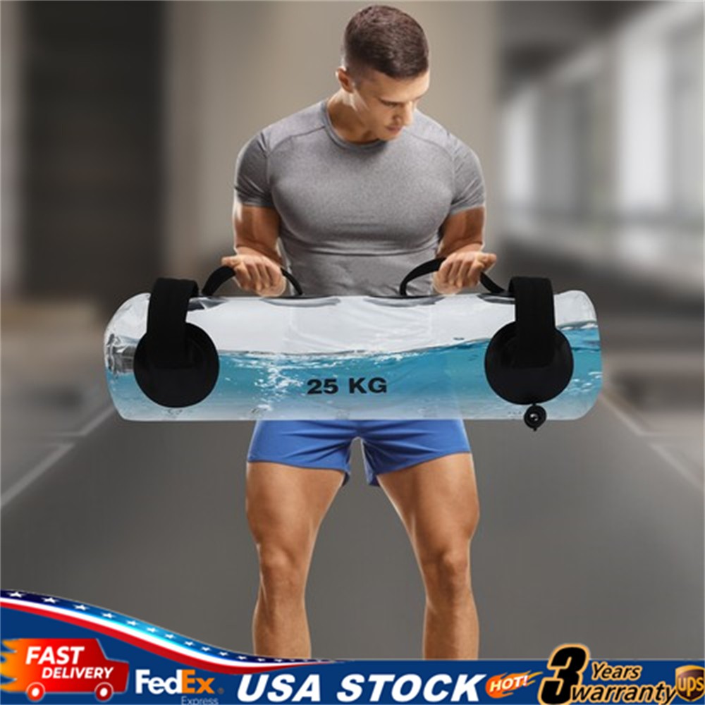 Fitness Aqua Bag Training Power Bag, Adjustable Water Weight Bag 25kg/55lbs