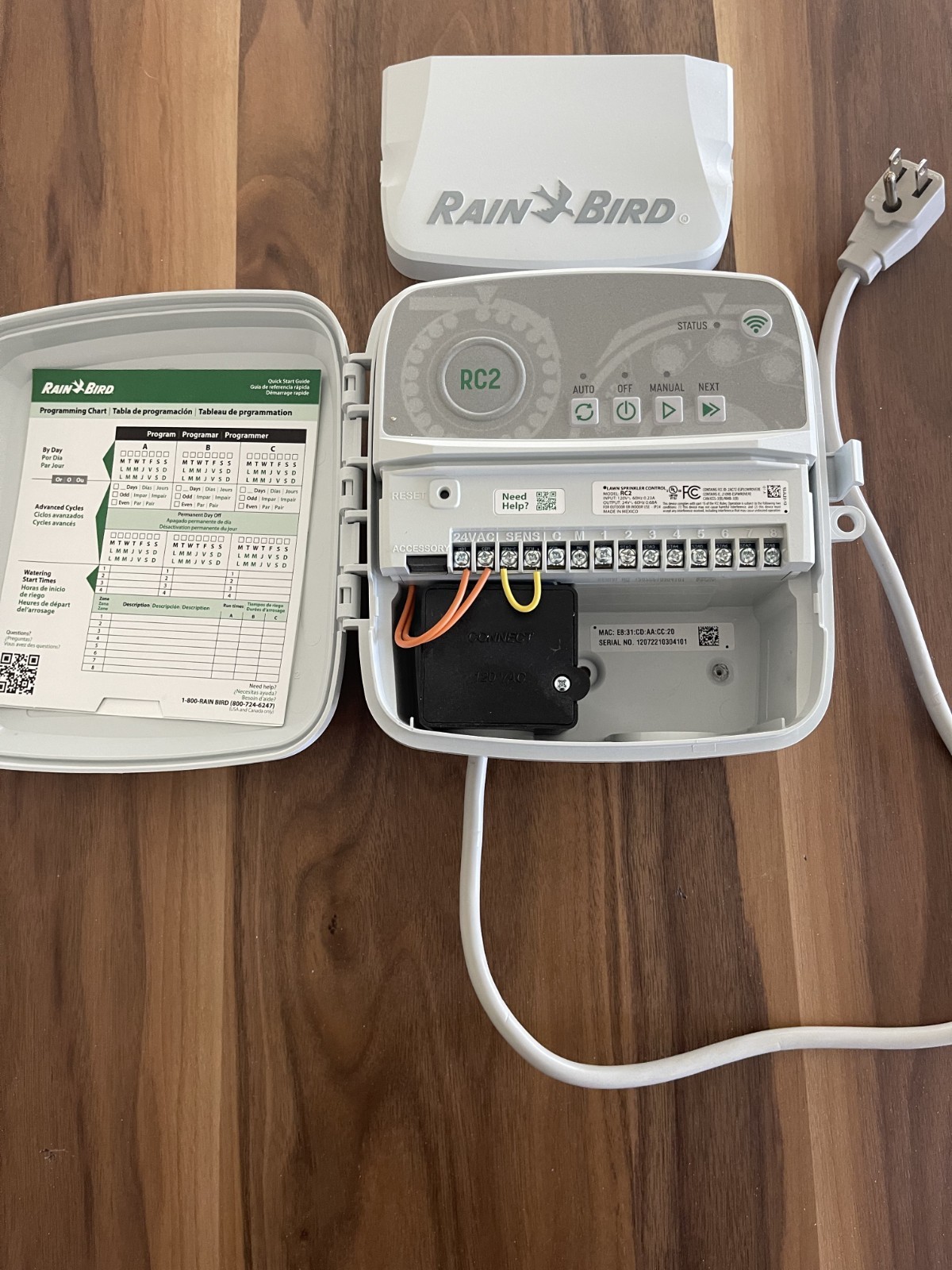 Rain Bird RC2 8 Station Smart Irrigation Sprinkler Controller